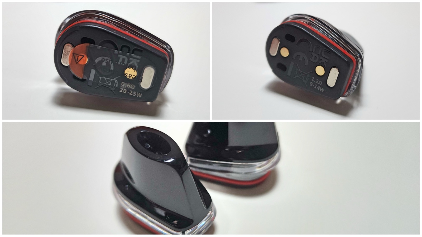 GeekVape N cartridge pods, 0.6 ohm and 1.2 ohm