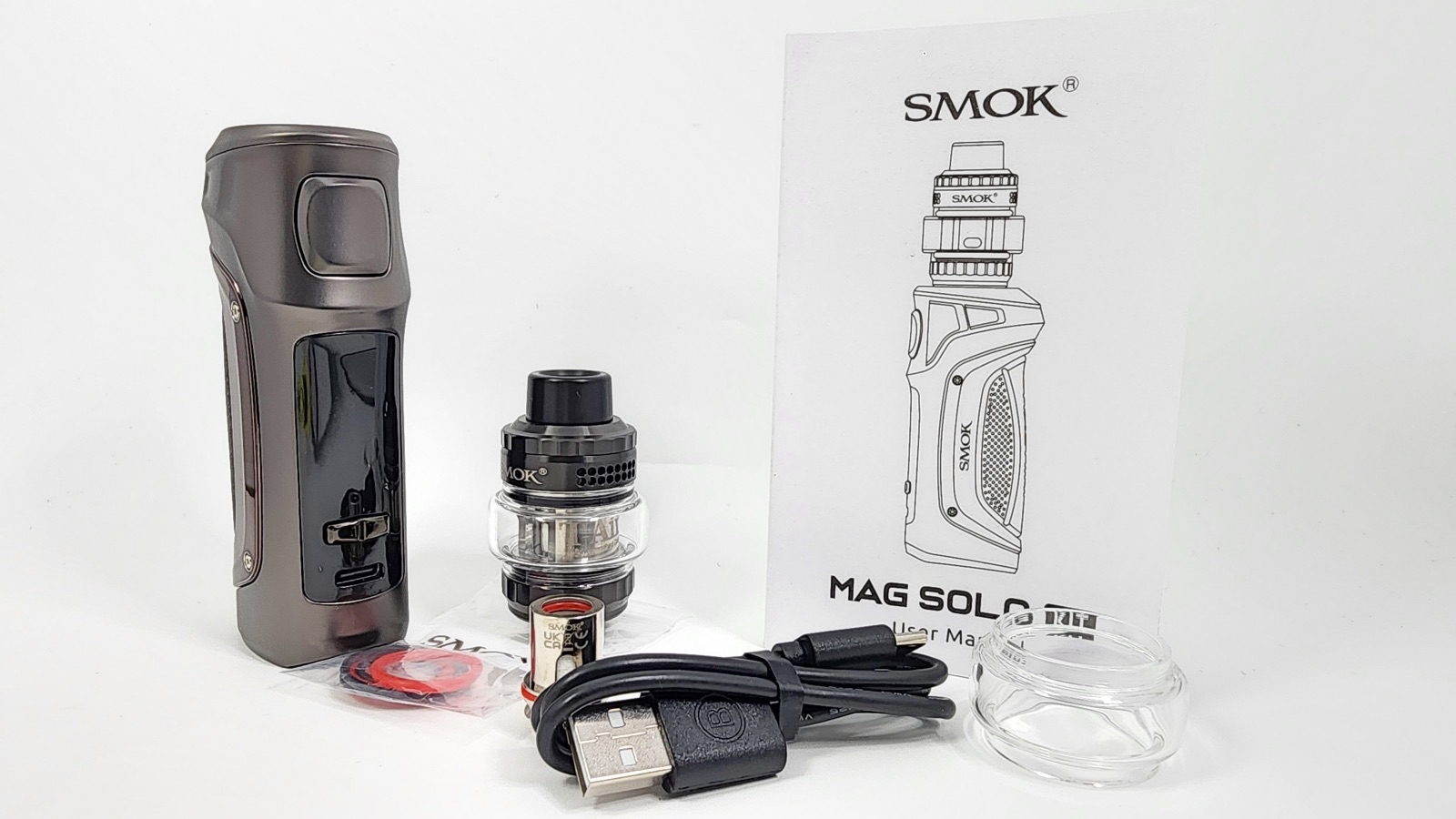 All parts of Smok Mag Solo Kit